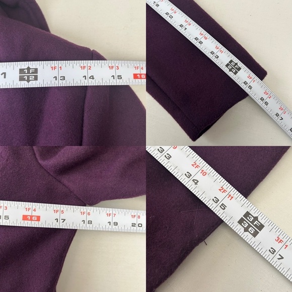Ricki’s Women's Double-Breasted Wrap Coat Belted Purple Size XS - Picture 11 of 15